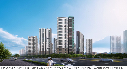 고덕신도시 제일풍경채 2차 Edu 투시도. <제일건설 제공>